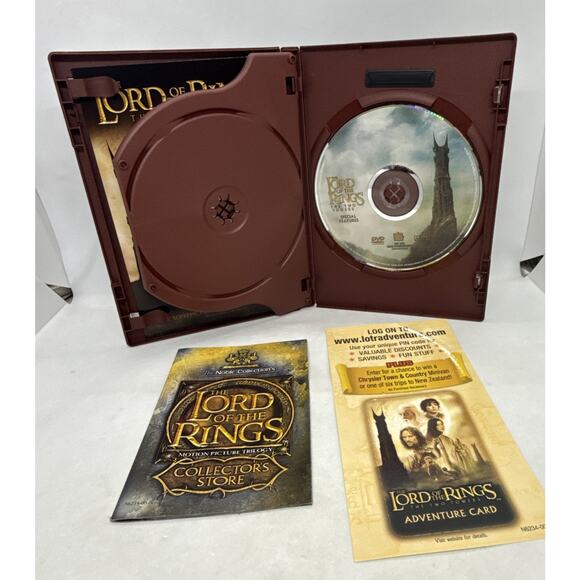 The Lord of the Rings: The Two Towers Movie 2 Discs DVD 2002 Widescreen Fantasy - Picture 9 of 10